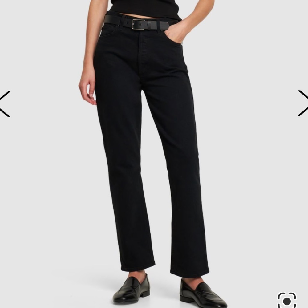 Goldsign Black Straight Leg Jeans Size 29